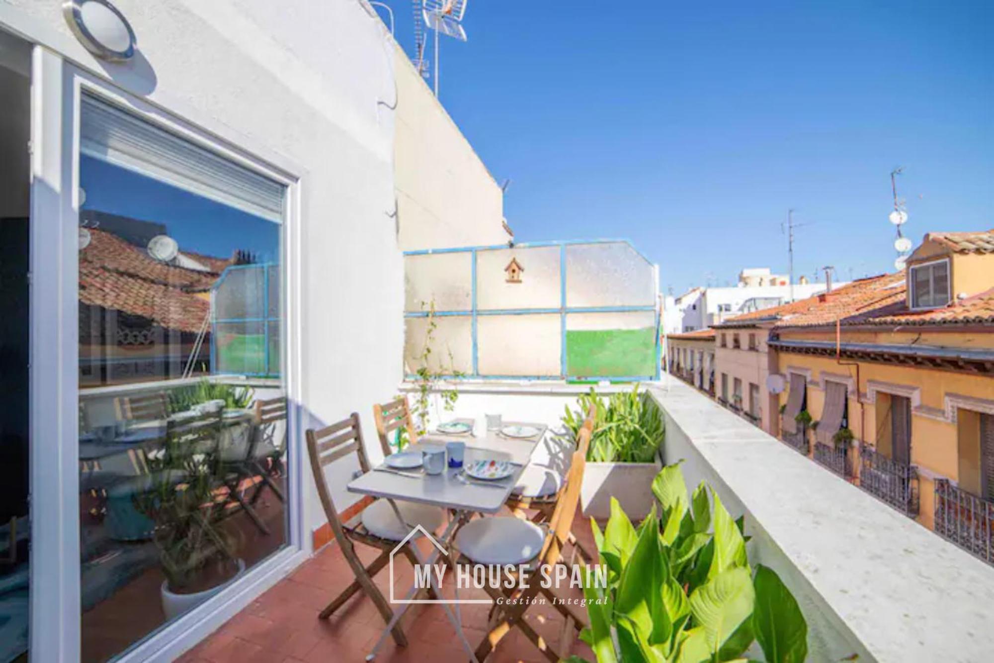 Myhousespain - Modern Penthouse Close To Gran Via - Big Terrace Madrid Eksteriør billede